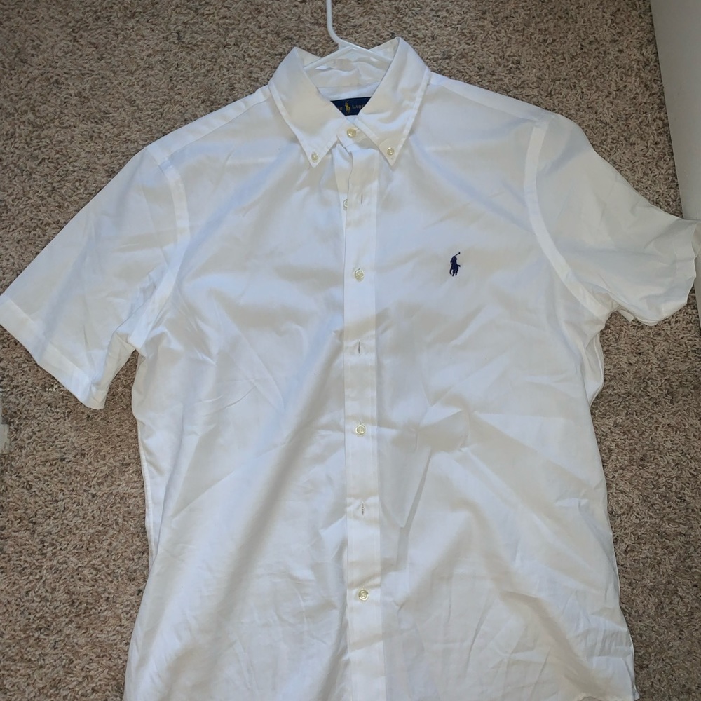 Polo White Button Down